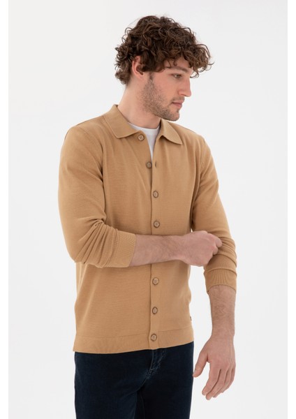 Erkek Camel Hırka (Triko) 50298272-VR015