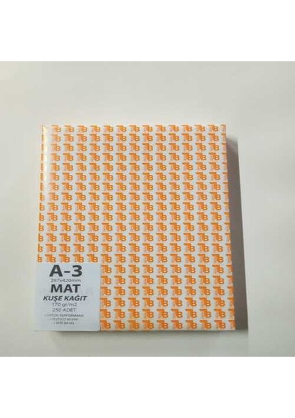 A3 Mat Kuşe 170GR 250'LI