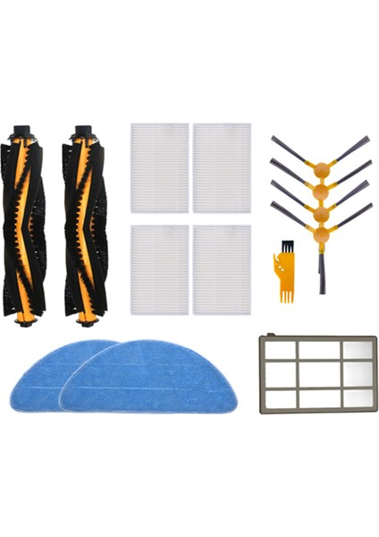 Ana Yan Fırça Paspas Birincil Filtre Lıectroux C30B XR500 E30 Proscenic 800T 820S VT-5555 Elektrikli Süpürge Için Uyumlu (Yurt Dışından)