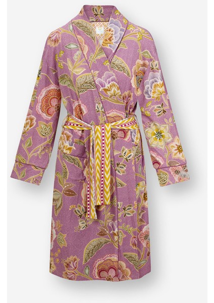 Nisha Lila Viscose Kimono