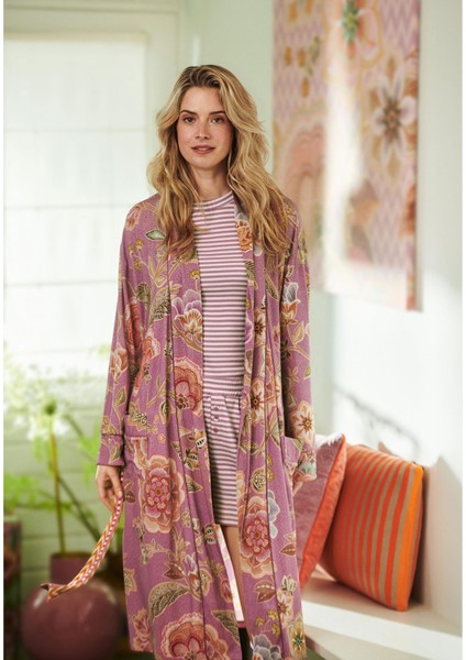 Nisha Lila Viscose Kimono fiyatları