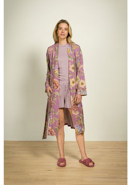 Nisha Lila Viscose Kimono indirimleri