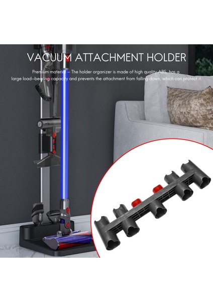 Dyson V7 V8 V10 V11 V15 Için Tutucu Aksesuarı, 9 Depolama Soketli Dyson Elektrikli Süpürge Için Bağlantı Istasyonu Düzenleyicisi (Yurt Dışından) fiyatları