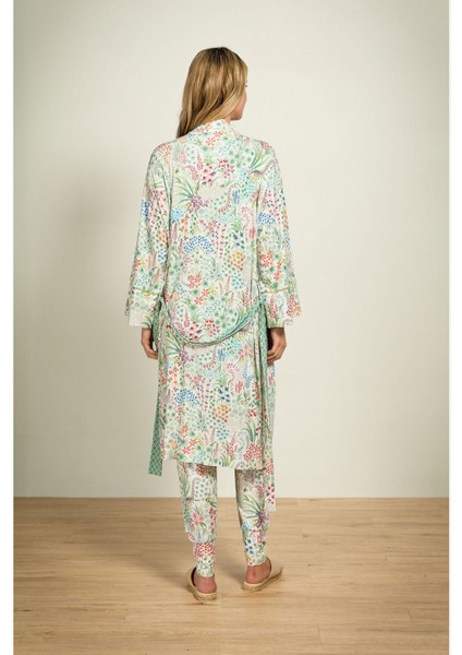 Naomi Beyaz Viscose Kimono fırsatları