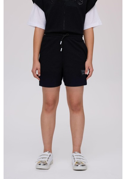 Bg Store Kız Çocuk Siyah Şort