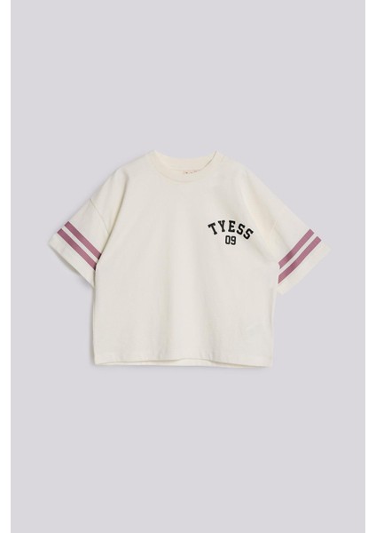 Kız Çocuk Bej Tshirt