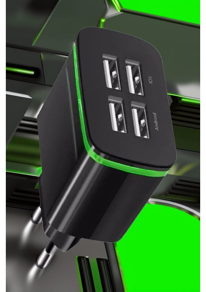 A7 Universal Çoklu Şarj Adaptörü -4 Port