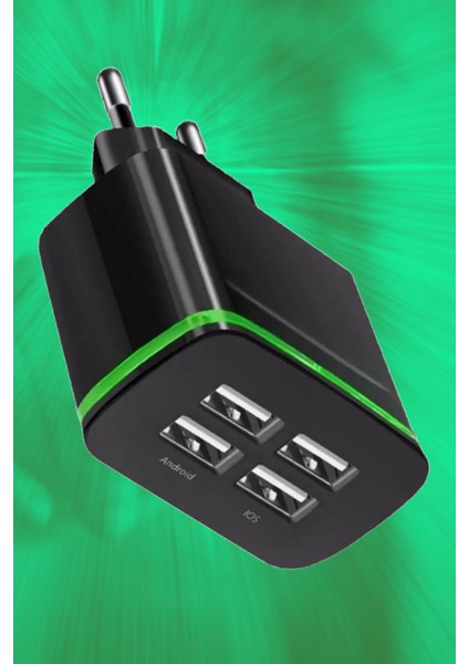 A7 Universal Çoklu Şarj Adaptörü -4 Port