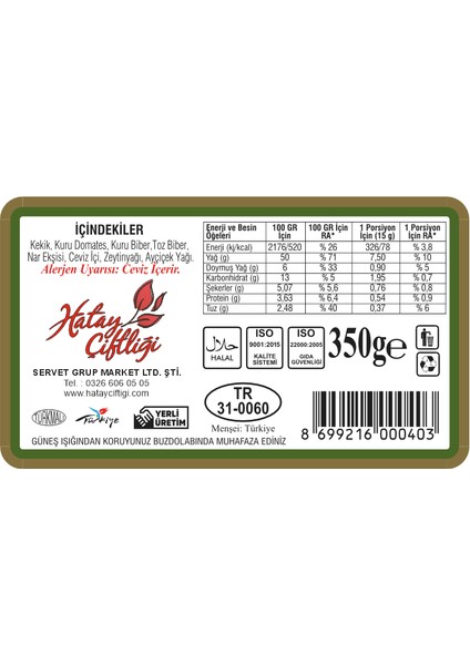 Kekik Salatası 350 gr
