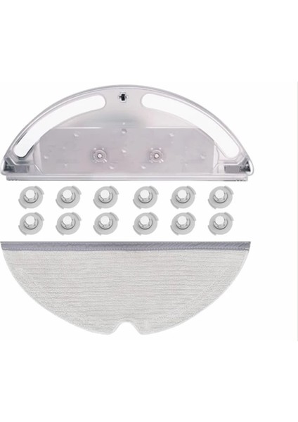 Roborock 1/2 S5 S50 S51 S55 S6 S60 S65 E25 E35 E20 C10 T4 T6 Mi Vacuums Su Tankı Filtresi Paspas Bezi Parçaları Için Su Tankı (Yurt Dışından)
