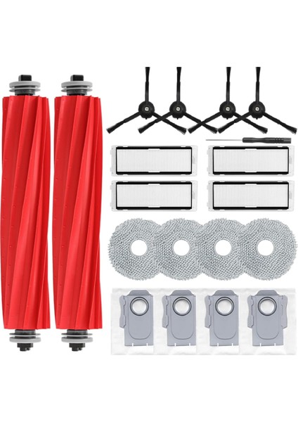 Roborock Q Revo Aksesuarları Için Yedek Parçalar Roborock P10 Robtic Elektrikli Süpürge Rulo Fırça Hepa Filtreler Paspas (Yurt Dışından)