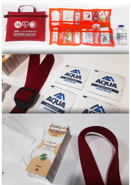 Deprem Çantası Yeni Acil İlkyardım Kiti fırsatları