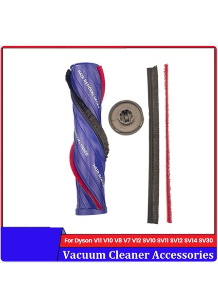 Dyson V11 V10 V8 V7 V12 SV10 SV11 SV12 SV14 SV30 Elektrikli Süpürge Ataşmanları Için Doğrudan Tahrikli Sarma Önleyici Silindir Fırçası (Yurt Dışından)
