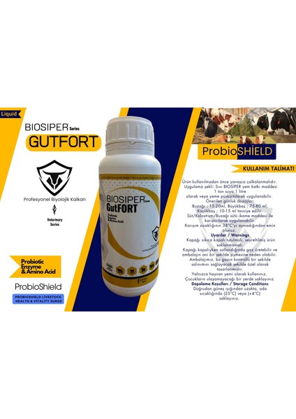 Bıosıper Serisi Gutfort Probiyotik 1000 ml (Küçükbaş/büyükbaş/buzağı) fırsatları