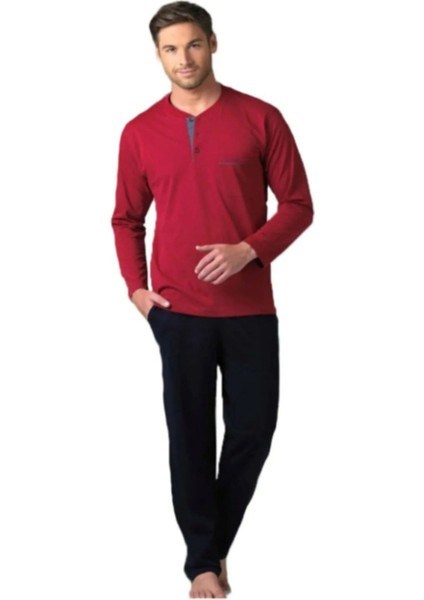 Damat Çeyiz Bordo Pijama Çamaşır Set Takım 2000