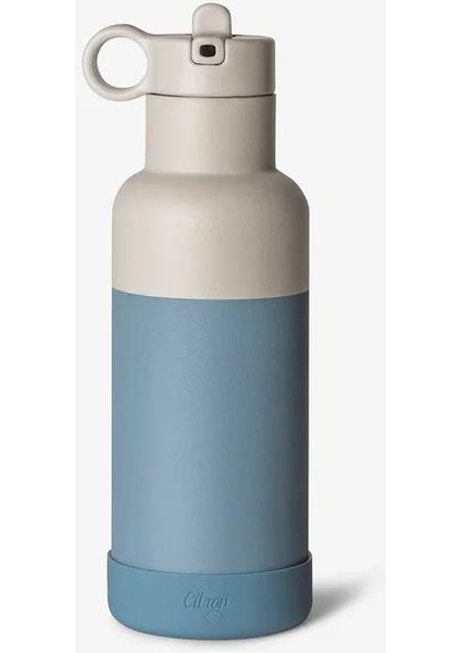 3 Katmanlı Paslanmaz Çelik Termos Seti 500 ml - Dusty Blue/cream 1196328