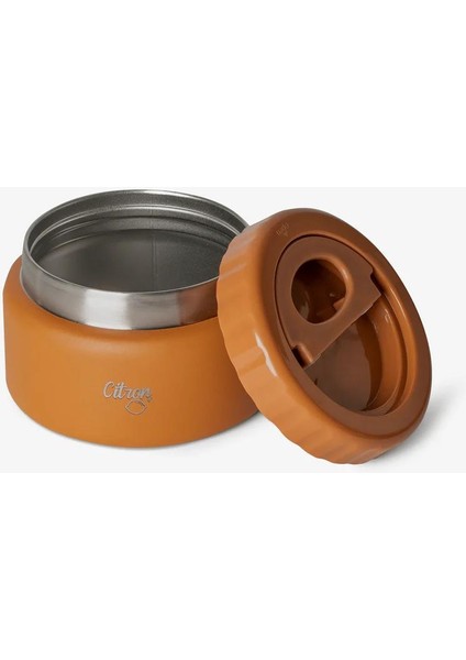 Vakumlu Paslanmaz Çelik Yemek Termosu 250 ml - Caramel 1061053 fırsatları