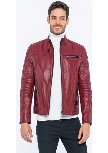 Basics&more Erkek Deri Ceket E/47