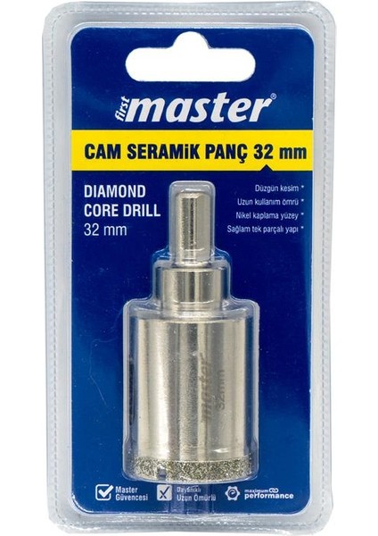530906 Cam Seramik Delme Panç 32 mm