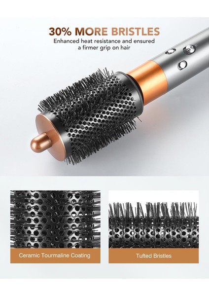 Dyson Airwrap HS05, HS01 Için Difüzör ve Büyük Yuvarlak Hacim Veren Fırça (Yurt Dışından)