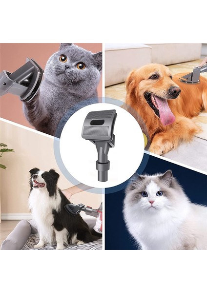 Groom Tool Köpek Evcil Hayvan Ek Parçası Fırçası Dyson V7 V8 V10 ile Uyumlu (Yurt Dışından)