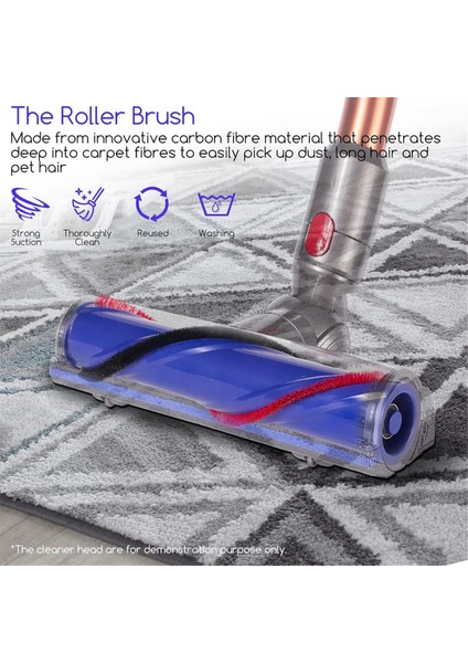 Rulo Fırça + Pre&post Hepa Filtre Kombosu Dyson V7 V8 ile Uyumlu (Yurt Dışından)