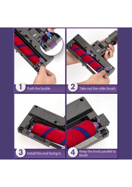Dyson V7 V8 V10 V11 V15 Yumuşak Silindir Fırça Çubuğu Için Vakum Motor Başlığı (Yurt Dışından)