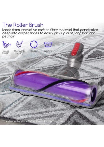 Rulo Fırça + Pre&post Hepa Filtre Kombosu Dyson V8 ile Uyumlu (Yurt Dışından)