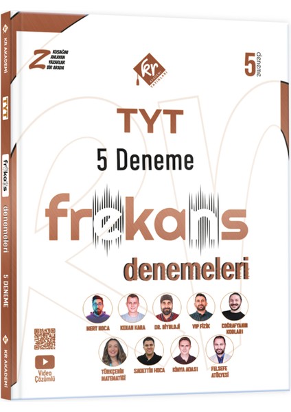 Tyt 5 Frekans Denemeleri Kr Akademi Yayınları