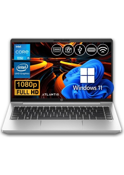 Probook 440 G10 İ5-1335U 40GB 512GB M.2 SSD 859Z6EA ATL17 14" W11PRO Taşınabilir Bilgisayar