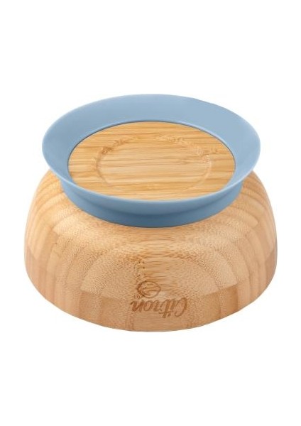 Vakum Tabanlı Organik Bambu Kase Seti - Blue 1073605