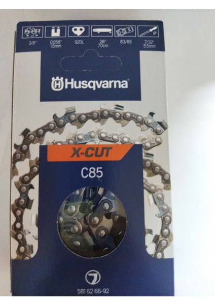 Motorlu Testere Zincir 3/8 46 Diş 1,5 mm Köşeli