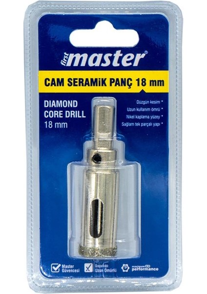 530901 Cam Seramik Delme Panç 18 mm