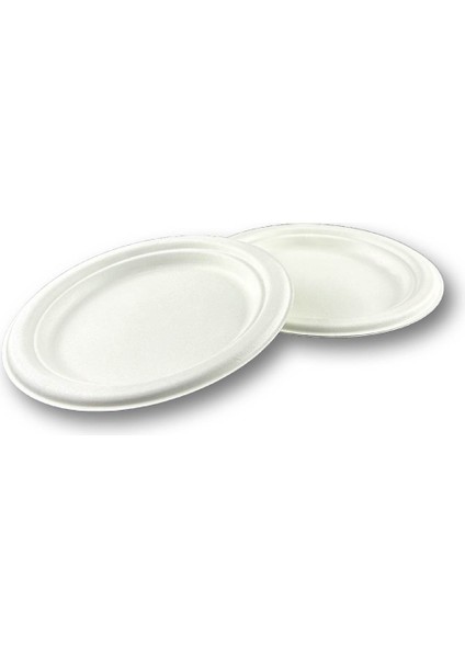 18CM Ekolojik Kağıt Karton Tabak Kase