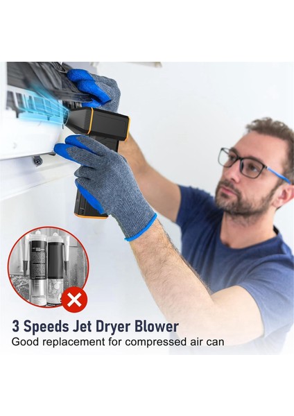 Mini Turbo Jet Fan Elektrikli Hava Toz Alma El Tipi Fırçasız Motor (Yurt Dışından)