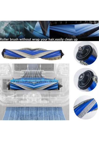 Ecovacs Deebot X5 Omni Ana Yan Fırça Hepa Filtre Paspas Bezi Için (Yurt Dışından) indirimleri