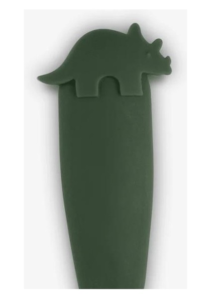 3'lü Silikon Saplı Paslanmaz Çelik Çatal, Bıçak ve Kaşık Takımı - Dino 1286050 fırsatları