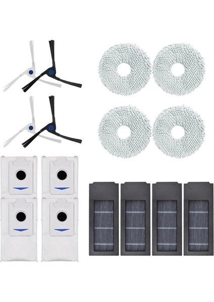 Ecovacs Deebot X2 Için 16 Adet Hepa Filtre Toz Torbası Yedeği (Yurt Dışından)