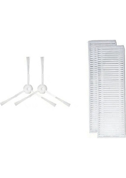 8er Pack Ersatzfilter & Seitenbürsten Für Rowenta/Tefal Saugroboter Serie 60