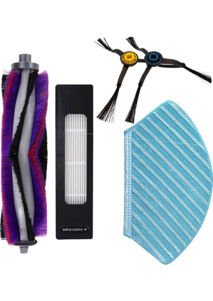 Midea Midea M7 M7 Pro Robotlu Süpürge Yedek Fırça Hepa Filtre Paspas Bezi Yedek Parça (Yurt Dışından)