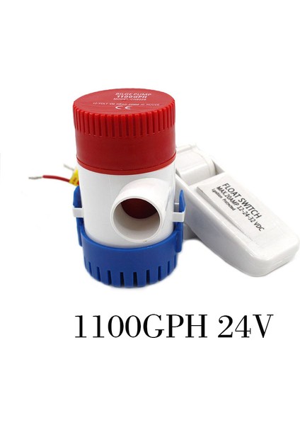 1100 24V 12V 24V Elektrikli Dalmalı Deniz Pompası Gph Set Mini Su Tekne Pompası Mikro Motor Güneş Enerjili Su Toplayıcı Havuz (Yurt Dışından)