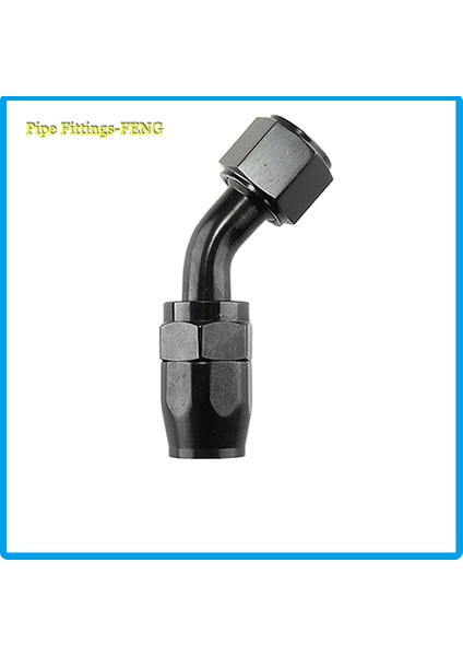 Siyah 45 Tarzı An8 Alüminyum An Fittings Adaptör Dövme Tip Döner Hortum Ucu Yağ Yakıt Tekrar Kullanılabilir Fiting An Açı Derecesi (Yurt Dışından)