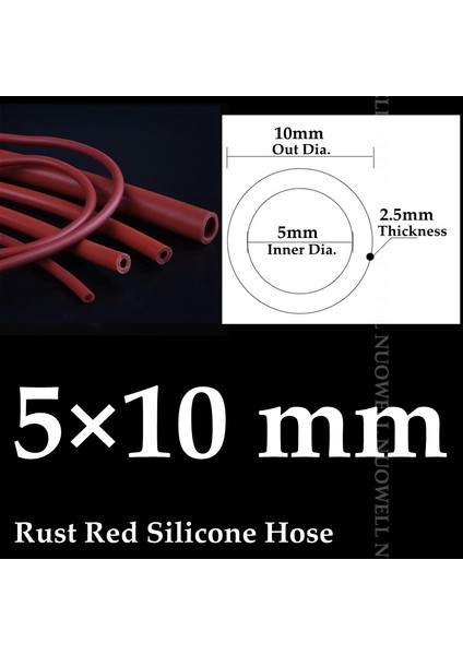 5X10MM Tarzı 100CM 100CM Çap 2~32MM Yüksek Korozyon Kırmızı Silikon Hortum Esnek Silika Jel Boru Akvaryum Hava Pompası Hortumu Gıda Seviyesi Güvenlikli Yumuşak Boru (Yurt Dışından)
