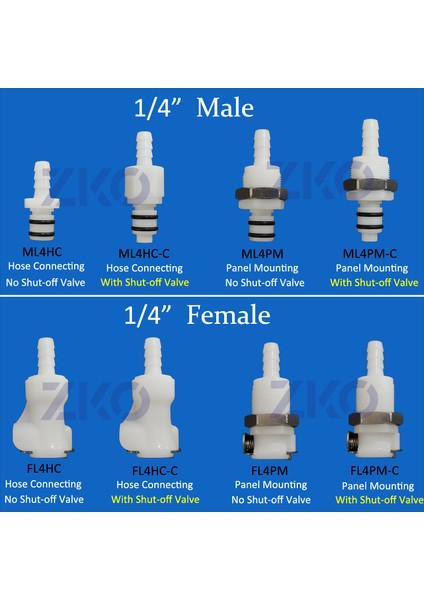 FL5HC-C Stili Hızlı Bağlantı Erkek Içe Aktarma Dişi Bağlantı Gövde Panel Montajı Hortum Bağlantısı Kapatma Valfi Hızlı Ayırma Konnektör L Serisi (Yurt Dışından) fırsatları