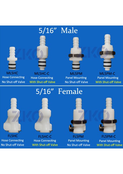 FL5HC-C Stili Hızlı Bağlantı Erkek Içe Aktarma Dişi Bağlantı Gövde Panel Montajı Hortum Bağlantısı Kapatma Valfi Hızlı Ayırma Konnektör L Serisi (Yurt Dışından) indirimleri