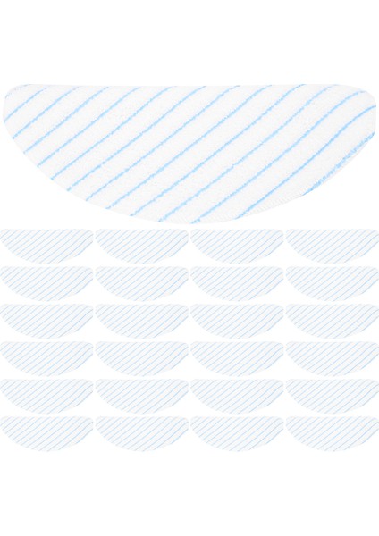 Ecovacs Robotlu Süpürge Için 25 Adet Tek Kullanımlık Mikrofiber Paspas Pedleri Ozmo T8 / T8+/ T8 Aıvı/ N8/ N8 Pro/ N8 Pro+ (Yurt Dışından)