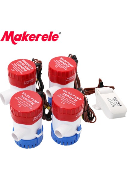 350GPH 12V Üçüncü Nesil Dalgıç Pompa Dgph 750GPH 500GPH 350GPH Yüksek Dayanıklılık Teneke Bakır Tel Vorteks Su Çıkışı (Yurt Dışından) modelleri