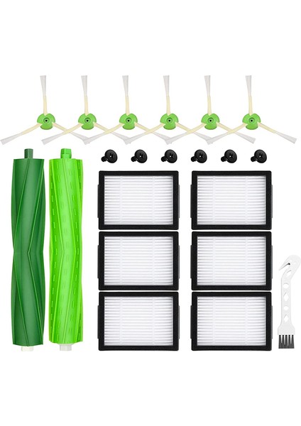 Yedek Parçalar Ana Fırça Yan Fırça Hepa Filtresi Irobot Roomba I7 I7+ I3 I3+ E5 E6 E7 Elektrikli Süpürge Aksesuarları (Yurt Dışından)