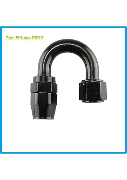 Siyah 180 Tarzı An6 Alüminyum An Fittings Adaptör Dövme Tip Döner Hortum Ucu Yağ Yakıt Tekrar Kullanılabilir Fiting An Açı Derecesi (Yurt Dışından)