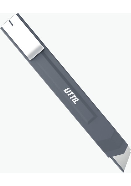 PTUK08-NS Cep Tipi Segmentsiz Bıçaklı 18 mm Metal Maket Bıçağı